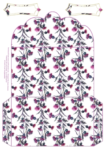 Thistle - Money Wallet, With Greeting Tags