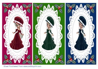 Here Comes Mrs Claus Toppers