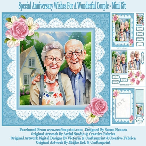 Special Anniversary Wishes For A Wonderful Couple - Mini Kit
