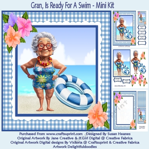 Gran, Is Ready For A Swim - Mini Kit
