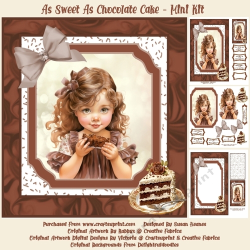 As Sweet As Chocolate Cake - Mini Kit