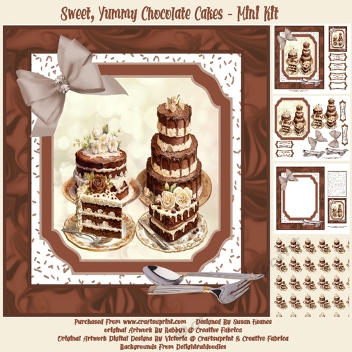 Sweet, Yummy Chocolate Cakes - Mini Kit