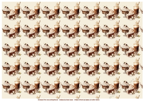 Sweet, Yummy Chocolate Desserts - Paper