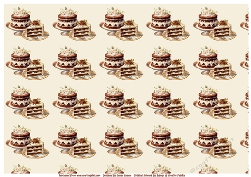 Sweet, Yummy Chocolate Cakes - Paper