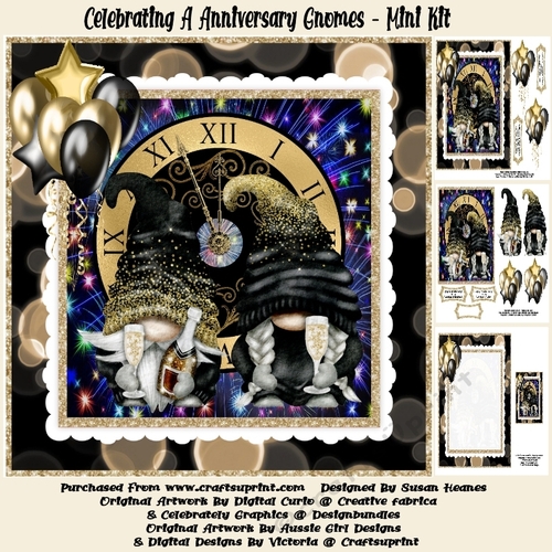 Celebrating A Anniversary Gnomes - Mini Kit