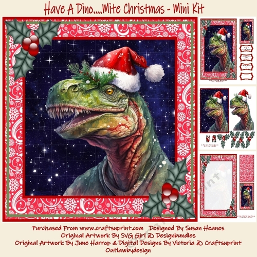 Have A Dino....Mite Christmas - Mini Kit