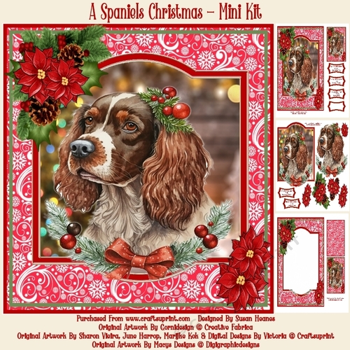 A Spaniels Christmas - Mini Kit