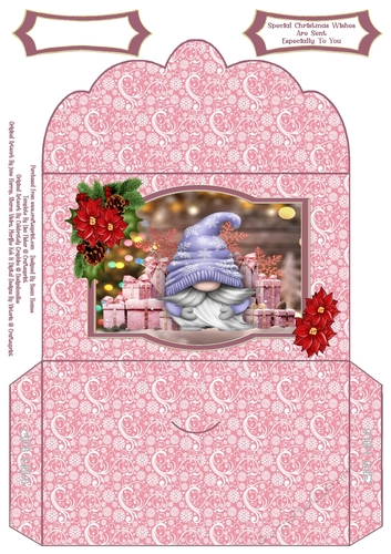 Christmas Present Gnome 2 - Money Wallet