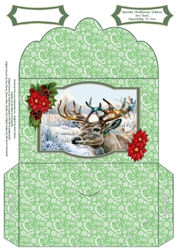 A Christmas Reindeer - Money Wallet