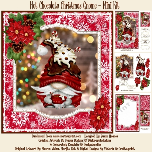 Hot Chocolate Christmas Gnome - Mini Kit