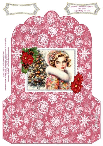Retro Christmas Beauty - Money Wallet