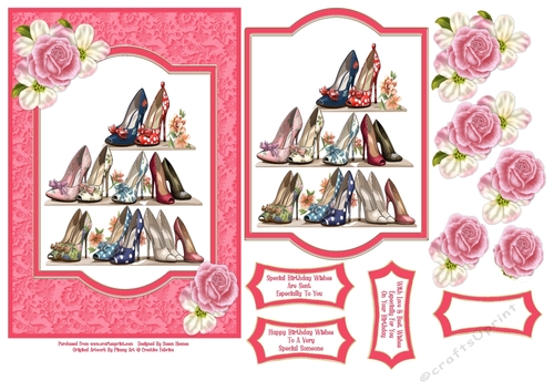 Shopping For Pretty Shoes - 5x7