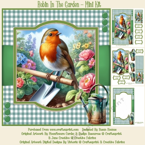 Robin In The Garden - Mini Kit