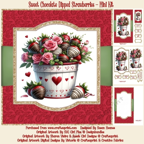 Sweet Chocolate Dipped Strawberries - Mini Kit