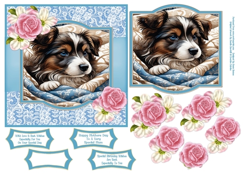 Puppy Love - 6x6