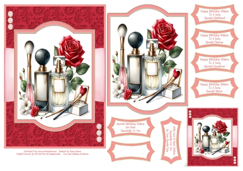 Favourite Perfumes & Makeup - 5x7