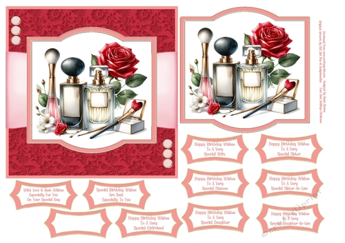 Favourite Perfumes & Makeup - 6x6