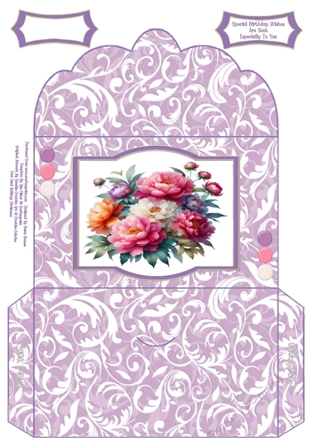 Spring Peonies - Money Wallet