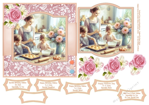 Baking Time With Mum - 6x6
