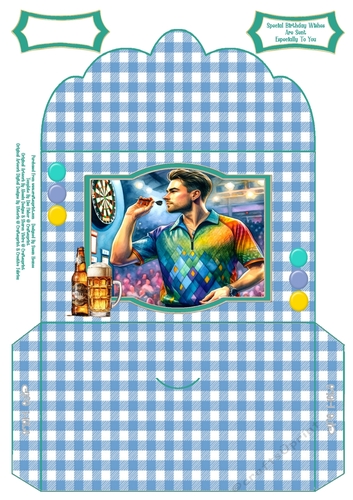 The Darts Player - Money Wallet