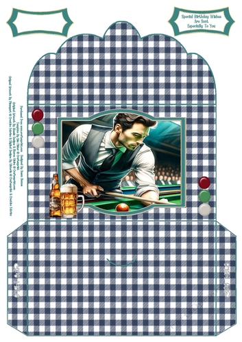 The snooker Player - Money Wallet