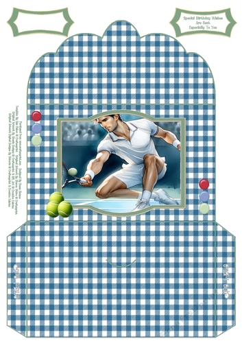 The Tennis Player - Money Wallet