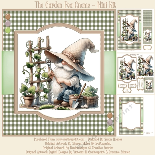 The Garden Pea Gnome - Mini Kit