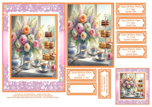 Afternoon Tea - 5x7