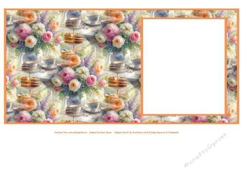 Afternoon Tea - 6x6 Insert