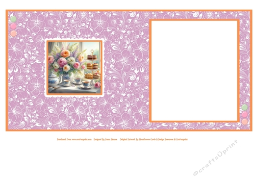 Afternoon Tea - 6x6 Insert 2
