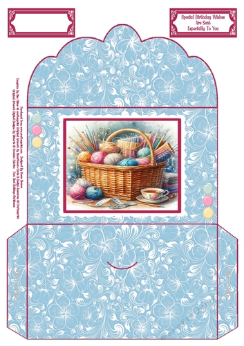 The Knitting Basket - Money Wallet