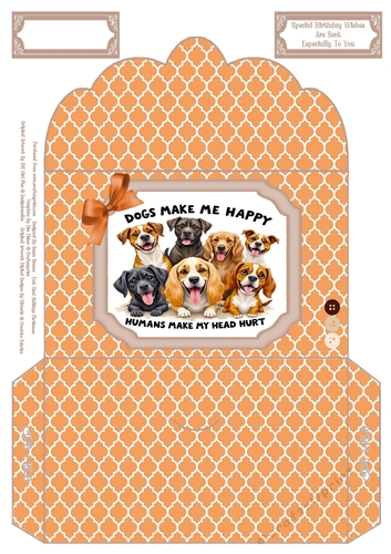Dogs Make Me Happy - Money Wallet