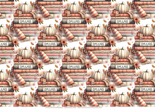 Just A Girl Who Loves Fall - Paper