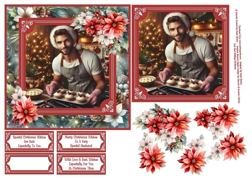 His Christmas Baking - 6x6