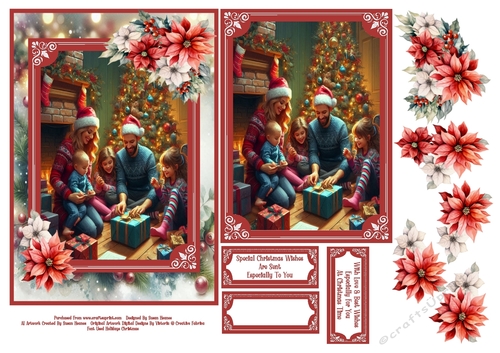 Christmas Is For Family - 5x7