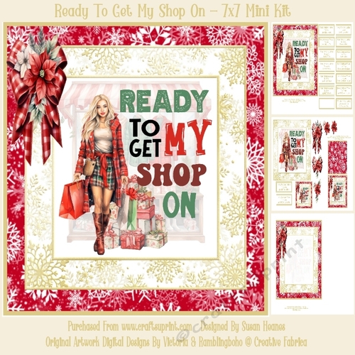 Ready To Get My Shop On - 7x7 Mini Kit
