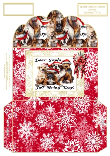 Dear Santa, Just Bring Dogs - Money Wallet