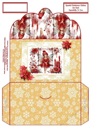 Sweet Christmas Fairy - Money Wallet 2