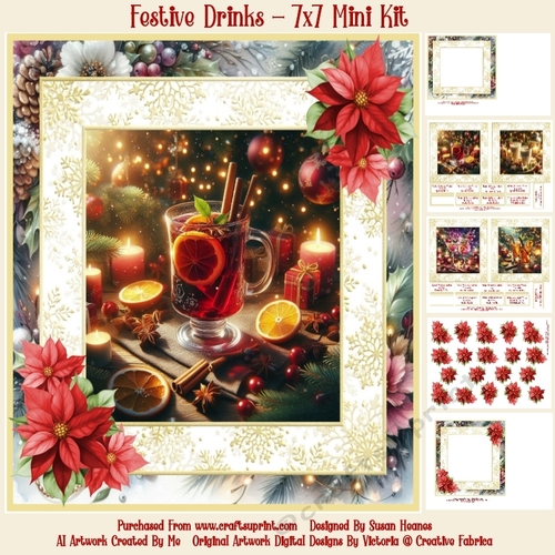 Festive Drinks - 7x7 Mini Kit