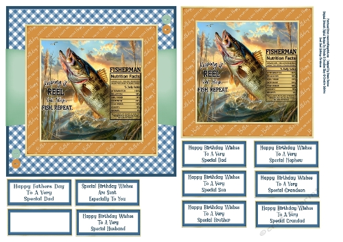 Eat, Sleep, Fish, Repeat - 6x6