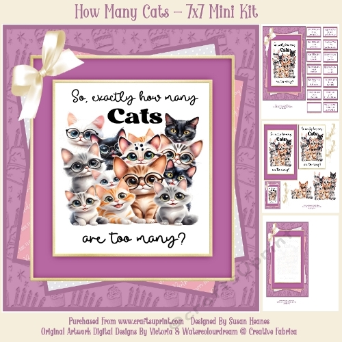 How Many Cats - 7x7 Mini Kit
