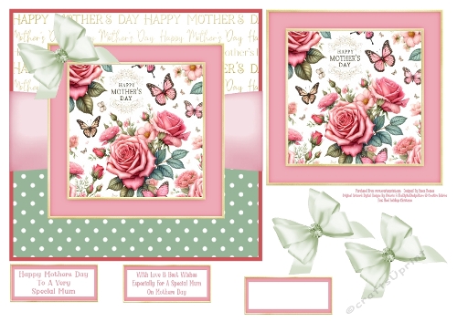 Happy Mothers Day Roses - 7x7