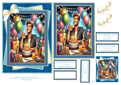 Happy Birthday Wishes Just For You - 5x7