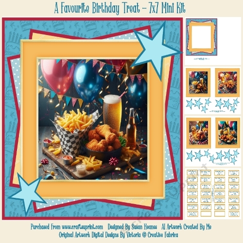 A Favourite Birthday Treat - 7x7 Mini Kit