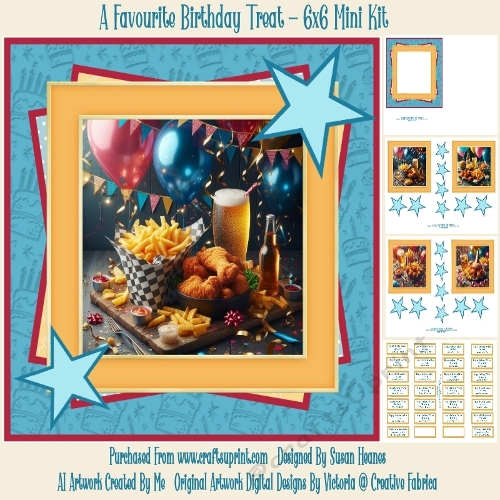 A Favourite Birthday Treat - 6x6 Mini Kit