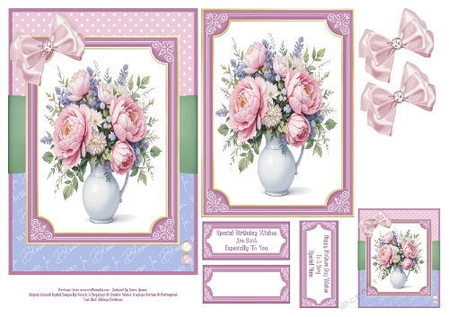 Beautiful Flower Arrangements - 5x7 3
