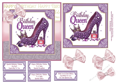 Birthday Queen - 6x6