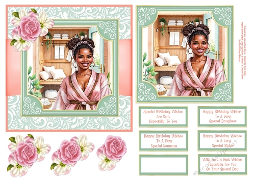 Self Care, Spa Time - 6x6 2
