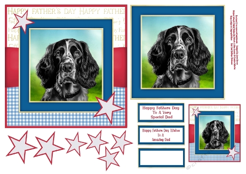 Wishing You A Pawsome Fathers Day - 6x6