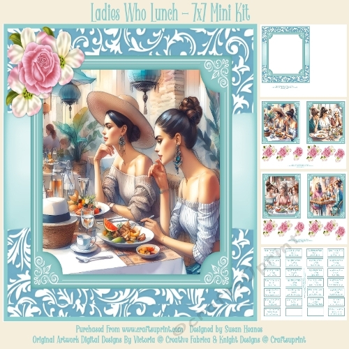 Ladies Who Lunch - 7x7 Mini Kit